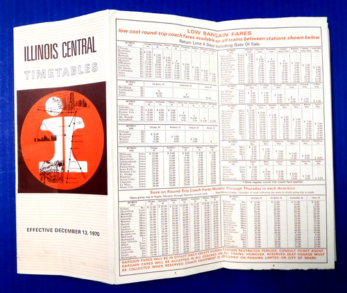 1970 illinois central - illinois, ferrovia