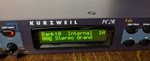 Kurzweil pc2r digital rack - kurzweil,