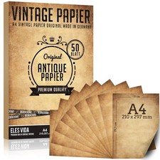 50 pezzi di carta vecchia 100