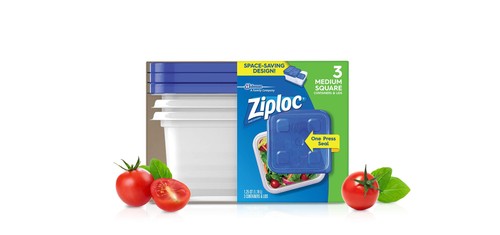Ziploc contenitore quadrato - ziploc, contenitore,