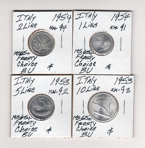 Italia lira 1954 - 1, 1954,