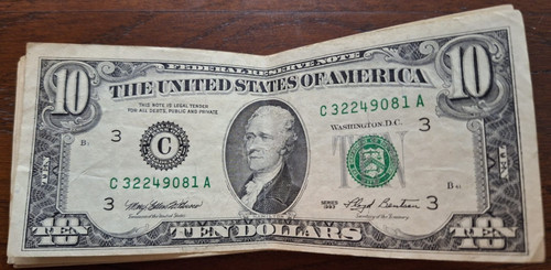 Dollari usa ten dollars - usa,