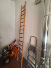 SCALA ARTIGIANALE A PIOLI IN LEGNO H320