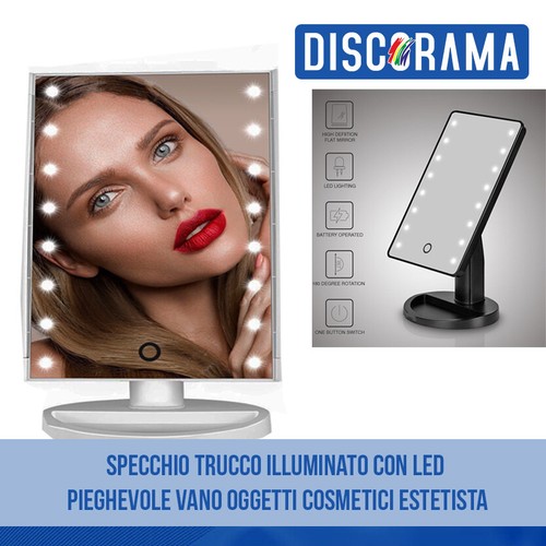 Specchio trucco illuminato - illuminato, 16