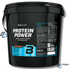 BIOTECH USA Protein Power 4 kg Proteine del Siero Latte, Soia, Caseine, Isolate
