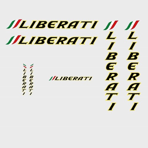 Adesivi telaio bici liberati - adesivi,