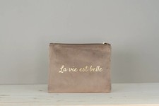 Pochette in velluto, porta