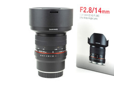 Samyang 14mm 2.8 ED AS IF UMC wide lens obiettivo Fujifilm X R115F0434 Near Mint
