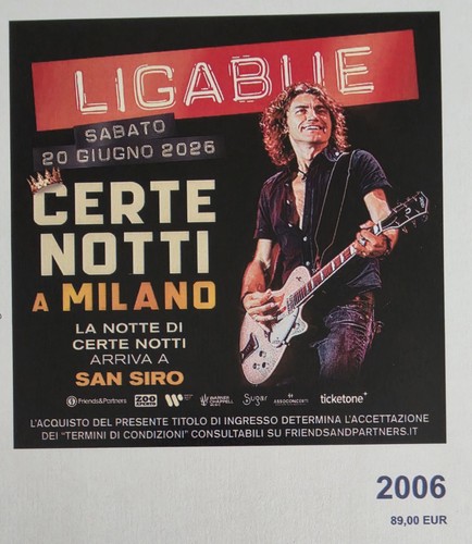 Biglietto ligabue concerto - 1,