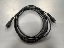 Cavo Audio Video 1x RCA maschio / maschio 3m composito Nero Jack Aux mixer ampli