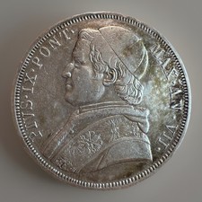 SCUDO 1853 MB-BB PIO IX ROMA