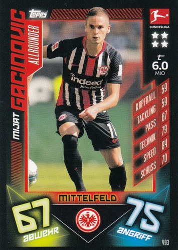 Match attax azione 2019 - match,