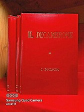 IL DECAMERONE di G. Boccaccio - integrale illustrata in tre volumi - 1966