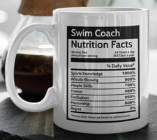 Tazza caffè Swim Coach valori