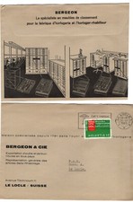 CR0889 Svizzera Copertina Avversiting: Scaffali Factory - Bergeon & Cie