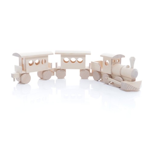Giocattolo legno treno con - legno,