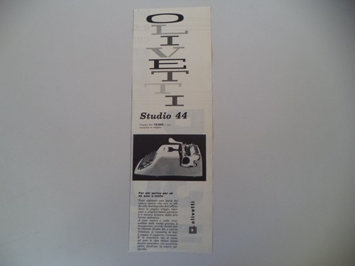 Advertising pubblicità 1960 - advertising,