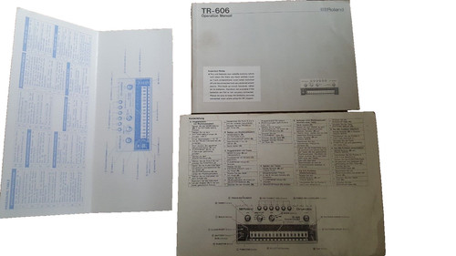 Istruzioni roland 606 - roland,