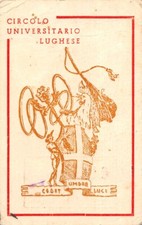 T12) TESSERA CIRCOLO UNIVERSITARIO LUGHESE 1949 LUGO BOLOGNA CAVEJA