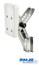 SUPPORTO MOTORE REGOLABILE FUORIBORDO AUSILIARIO MAX 25HP A RIBALTA FINO A 40 KG