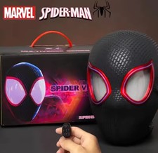 Maschera SpiderMan Miles Morales Elettronica Marvel High Quality Cosplay