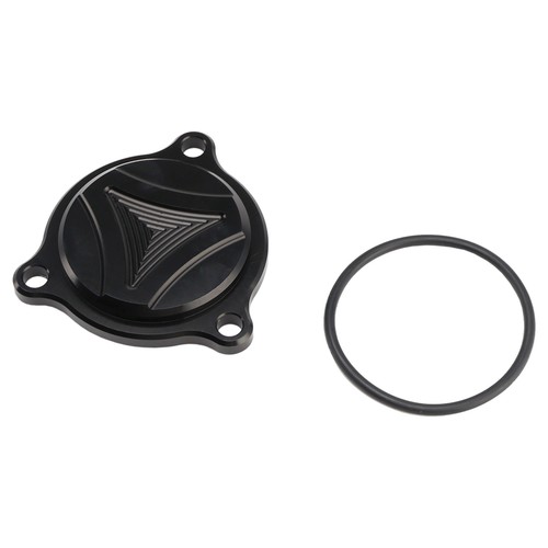 Coperchio filtro olio - cnc, nero