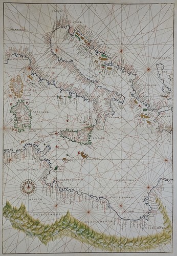 Mappa portolan battista - mappa,