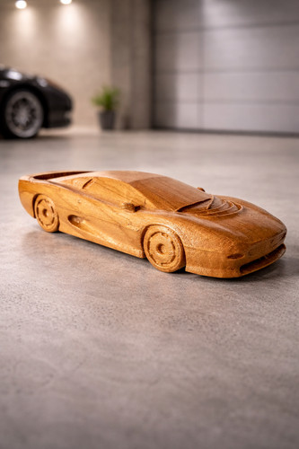 Modello auto legno - auto,
