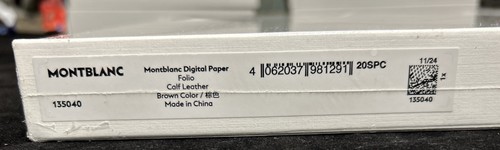 Montblanc digital paper folio - paper,