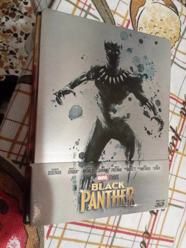 Black panther steelbook - black,