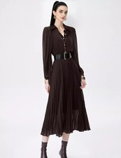 Vestito Plissettato Elegante