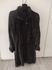 Pelliccia di Visone Nero Vera