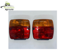 COPPIA FANALE  POSTERIORE TRATTORE CARRELLO RIMORCHIO DX + SX