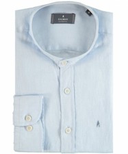 Camicia di lino Ragmann blu