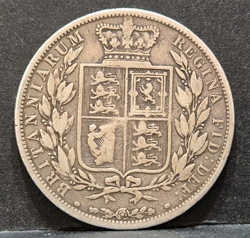 Moneta argento 1883 mezza - argento,
