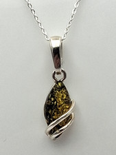 Dolce Pendente In Ambra 925