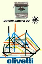 Poster Manifesto Locandina Pubblicitaria Ufficio Olivetti Ivrea Stampa 50x70 Cm.