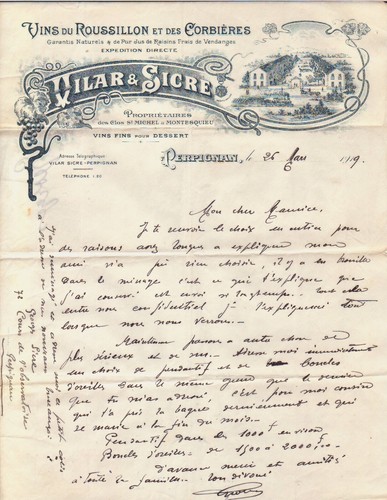 Perpignan lettre vilar - -,