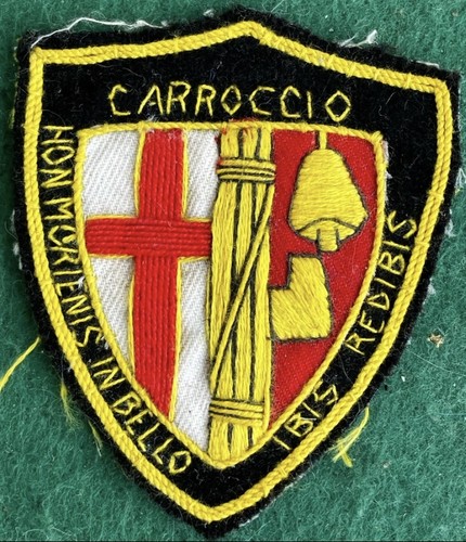 Scudetto fregio stoffa - scudetto, da