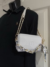Borsa a mano DIOR bianca per
