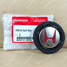 Pulsante clacson JDM rosso per