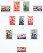 COLONIE E POSSEDIMENTI - Africa Orientale Italiana (1940), #27/33+PA#16/19.