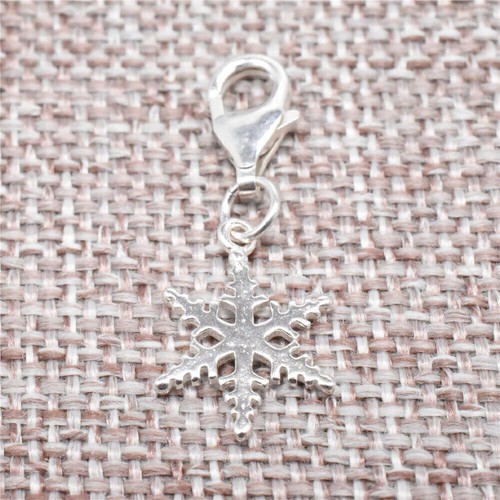 Charm clip fiocco neve - charm, di