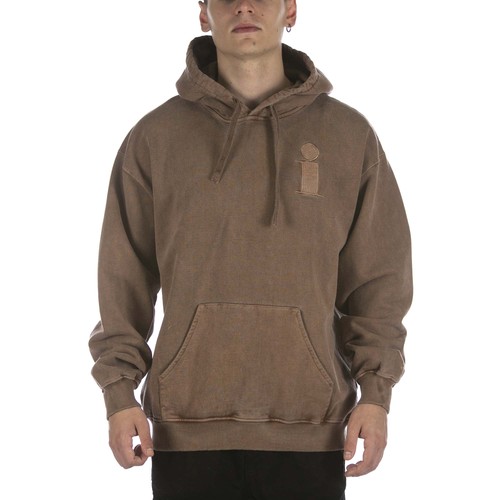 Felpa iuter monogram - felpa, marrone