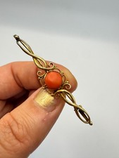 spilla corallo Cerasuolo oro