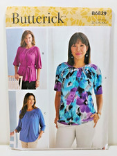 Top e fascia Butterick modello