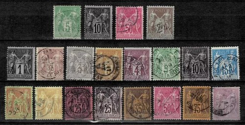 Francia 1877 1900 5f - 1877/1900, 1c