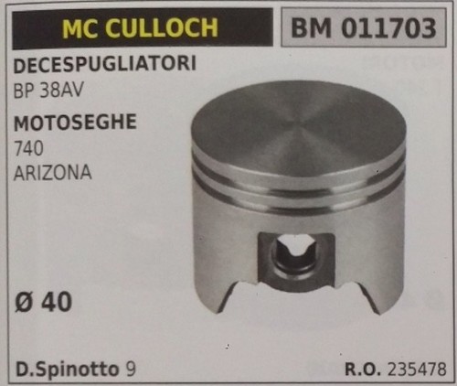 235478 pistone completo - 235478,
