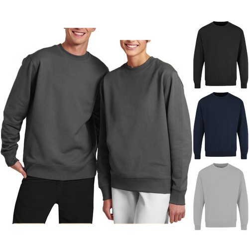 Felpa unisex girocollo tinta