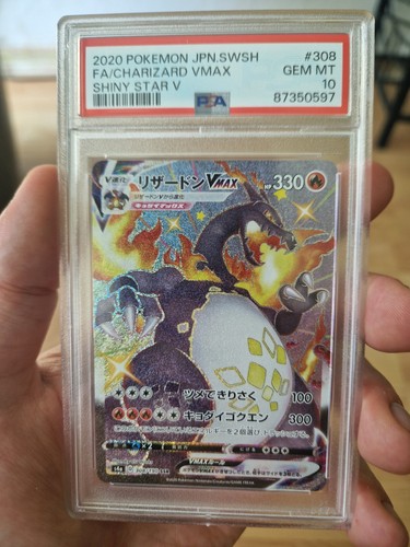 Charizard vmax 308 - 308/190, psa